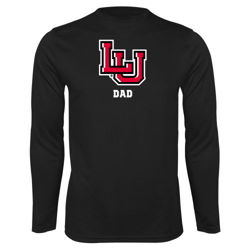 Lamar Black Performance Long Sleeve Shi