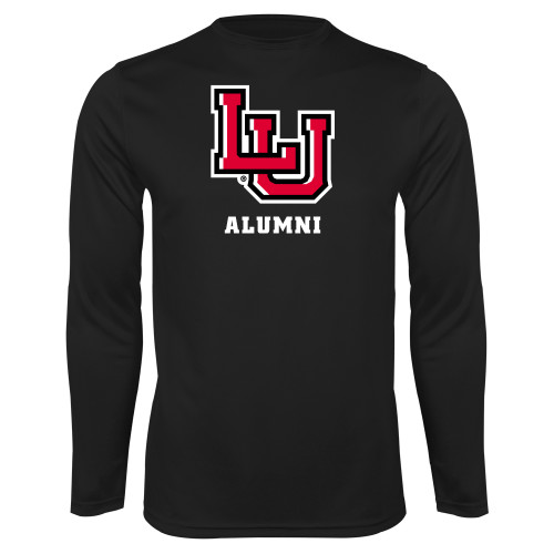 Lamar Black Performance Long Sleeve Shi