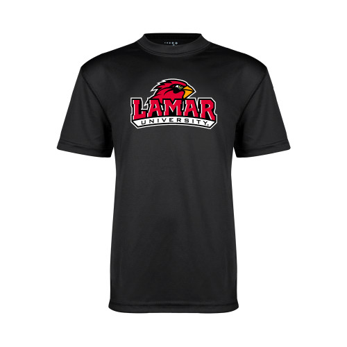 Lamar Youth Performance Black Tee