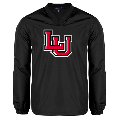 Lamar Black V Neck Raglan Windshi