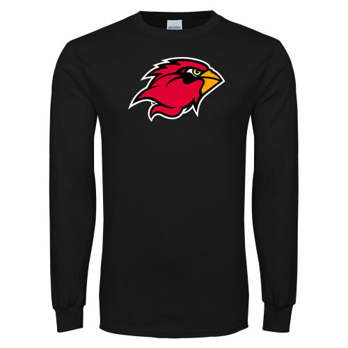  Black Long Sleeve T Shirt - Cardinal Head