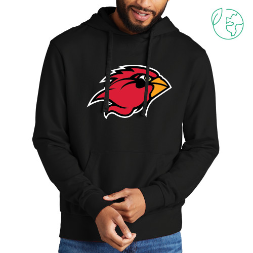  Allmade Black Organic French Terry Pullover Hoodie - Cardinal Head