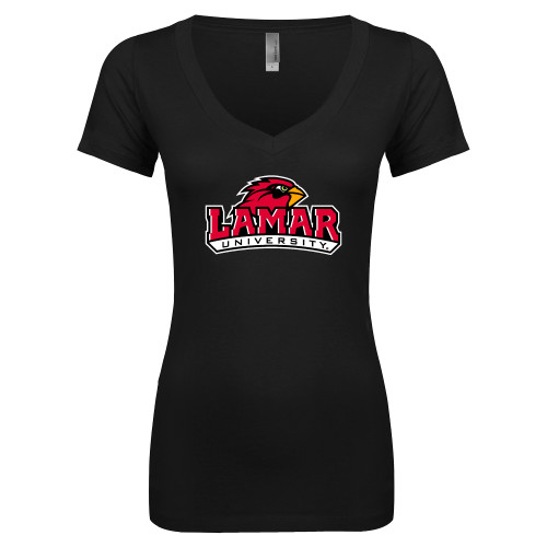 Lamar Next Level Womens Black Ideal V T