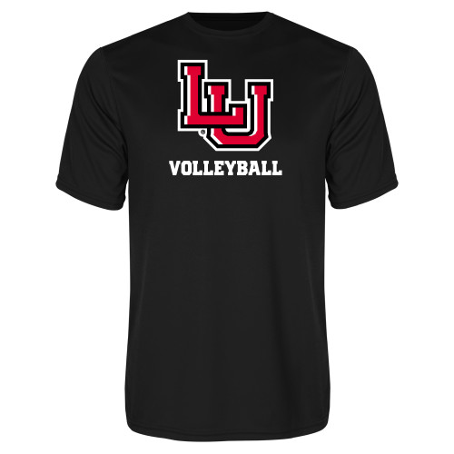  Black Performance Tee - Volleyball