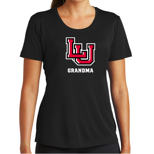  Womens Black Performance Tee - Grandma