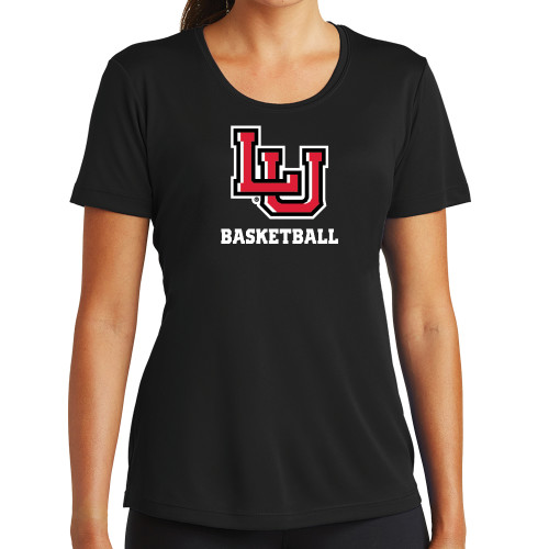  Womens Black Performance Tee - Basketball