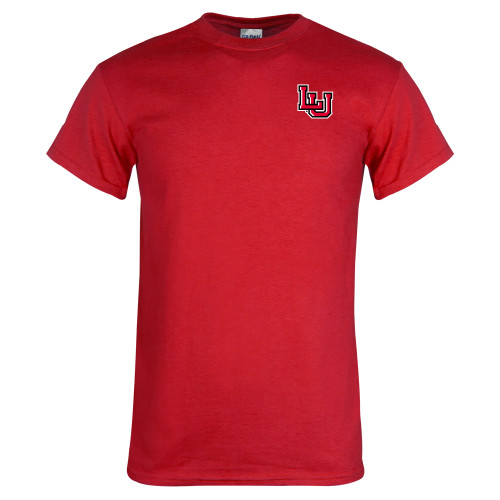  Red T Shirt - Interlocking LU