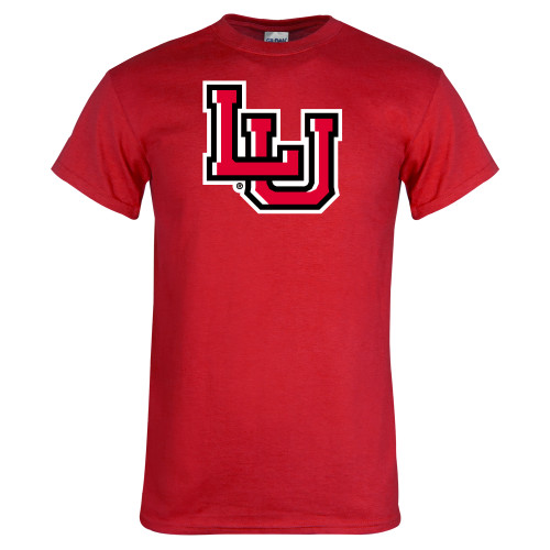  Red T Shirt - Interlocking LU