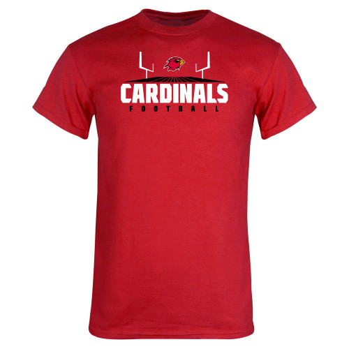  Red T Shirt - Football Goal Design