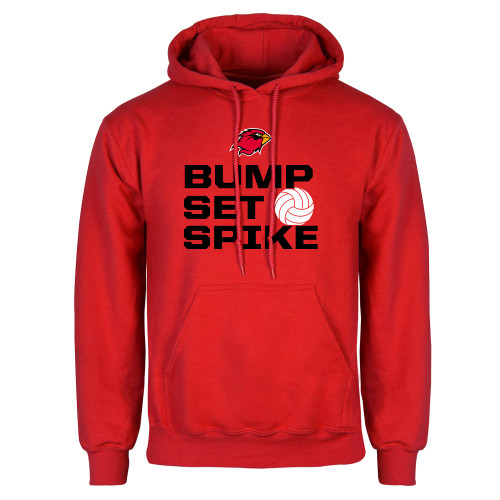  Red Fleece Hoodie - Bump Set Spike