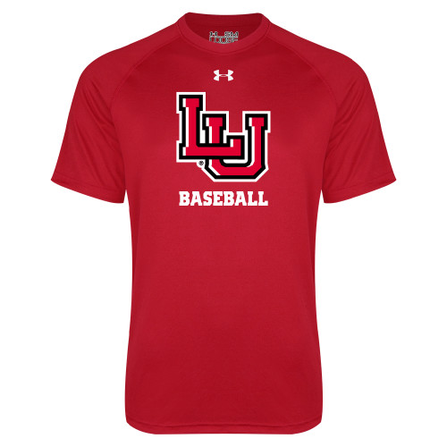  Under Armour Red Tech Tee - Baseball