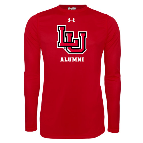  Under Armour Red Long Sleeve Tech Tee - Alumni