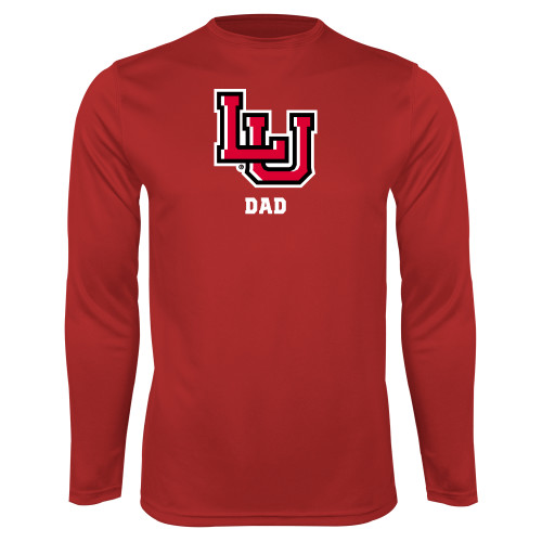  Red Performance Long Sleeve Shirt - Dad