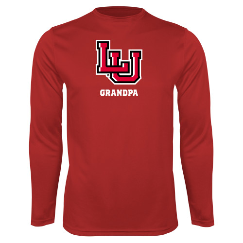  Red Performance Long Sleeve Shirt - Grandpa