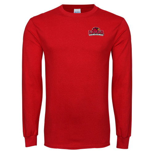  Red Long Sleeve T Shirt - Primary Mark