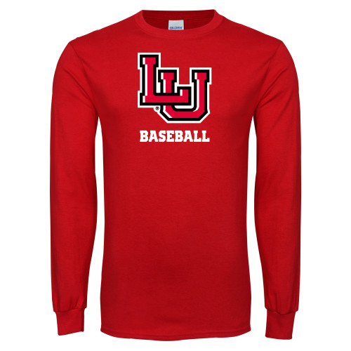  Red Long Sleeve T Shirt - Baseball