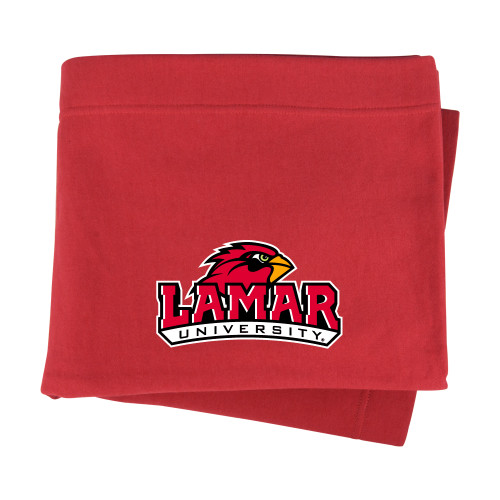 Lamar Red Sweatshirt Blanket