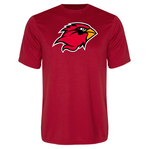  Red Performance Tee - Cardinal Head