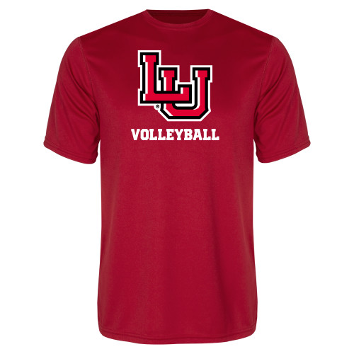  Red Performance Tee - Volleyball