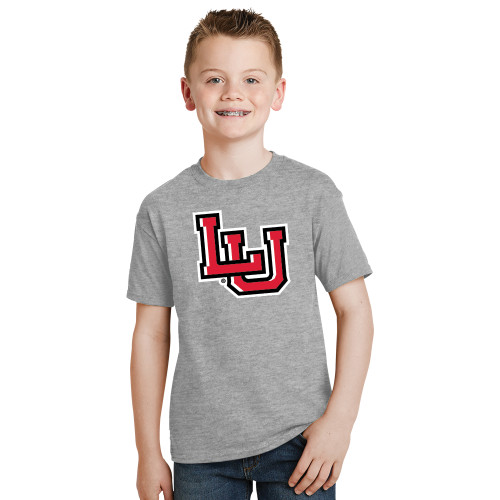  Youth Grey T-Shirt - Interlocking LU