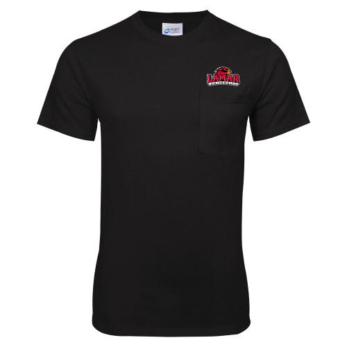  Black T Shirt w/Pocket - Primary Mark