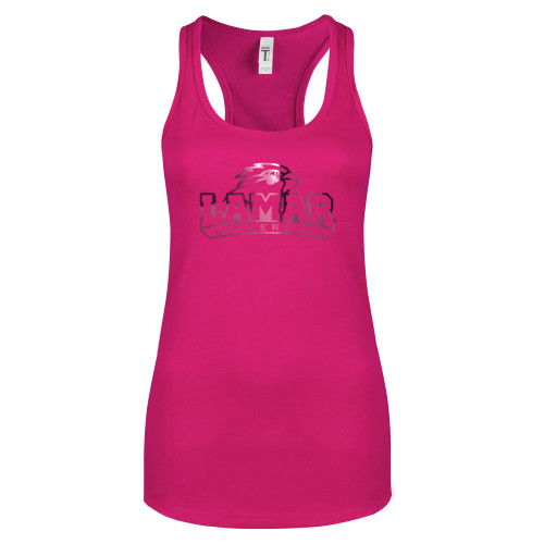 Lamar Next Level Ladies Raspberry Ideal Racerback Ta