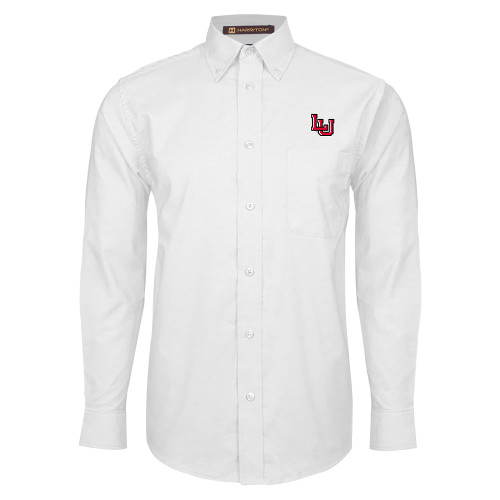 Lamar White Oxford Long Sleeve Shi