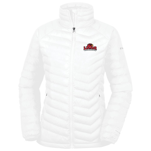 Lamar Columbia Womens White Powder Lite Jack