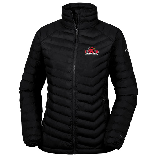  Columbia Womens Black Powder Lite Jacket - Primary Mark