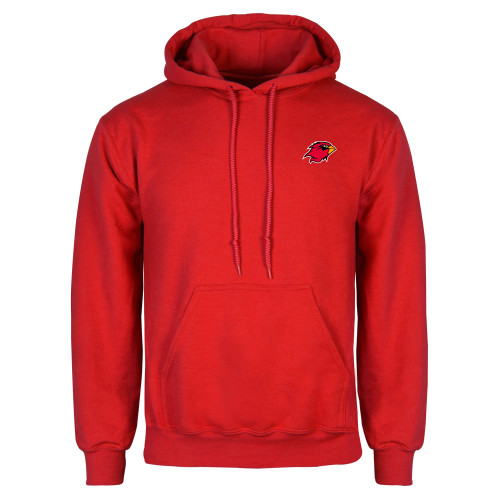  Red Fleece Hoodie - Cardinal Head