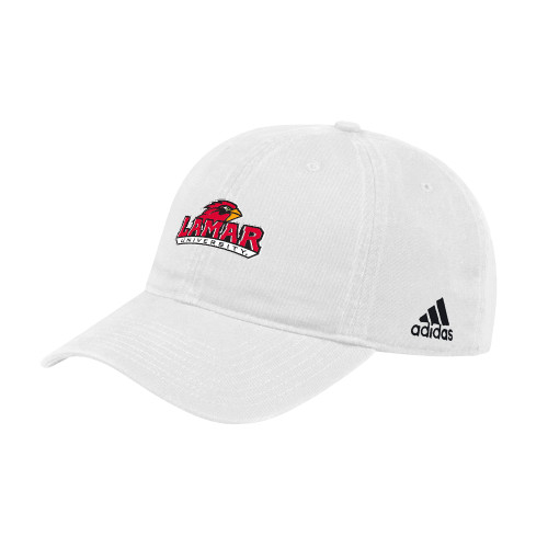 Lamar Adidas White Adjustable Washed Slouch Hat