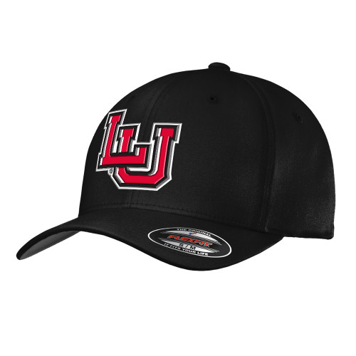 Lamar Black Flexfit Structured Low Profile Hat