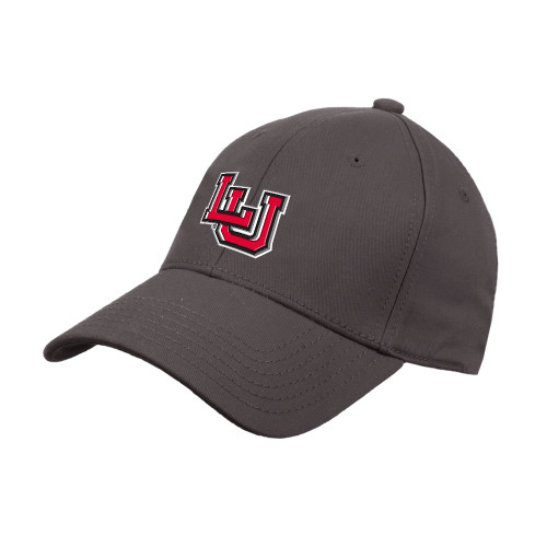  Charcoal Structured Adjustable Pro Style Hat - Interlocking LU