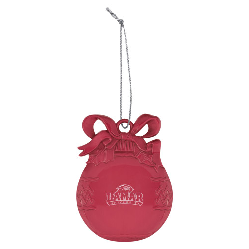 Lamar Red Bulb Ornament