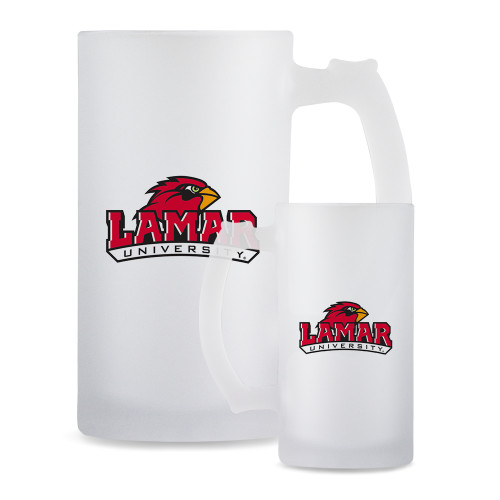 Lamar Full Color Decorative Frosted Glass Mug 16oz