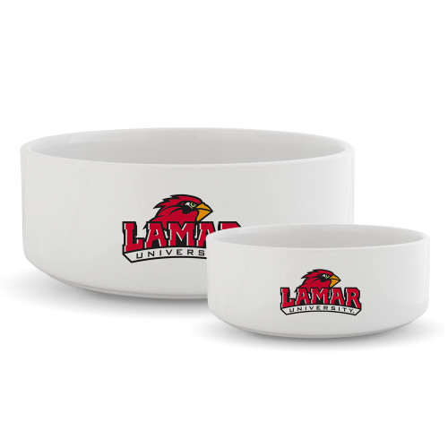 Lamar Ceramic Dog Bowl