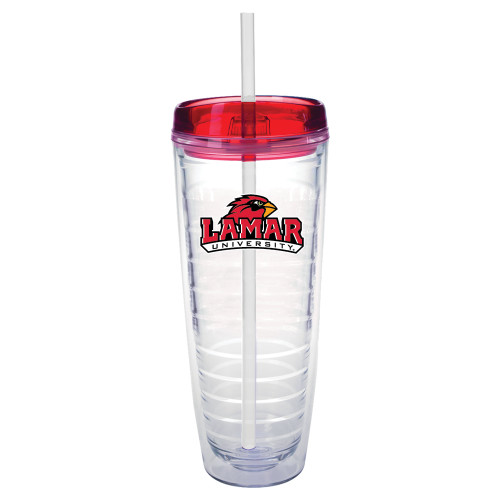 Lamar Tritan Double Wall Tumbler w/Red Top 26oz