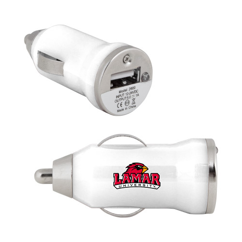 Lamar On the Go White Car Charger