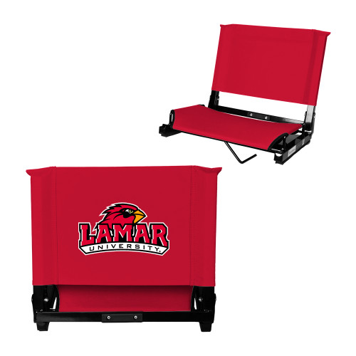 Lamar Stadium Chair Red