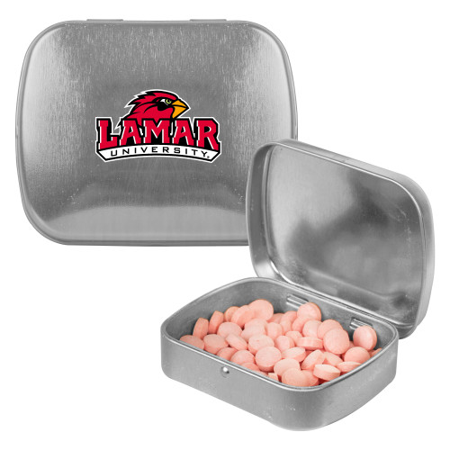 Lamar Silver Rectangular Peppermint Tin