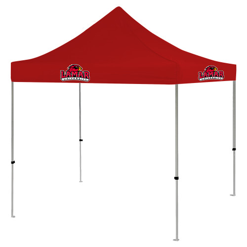 Lamar 9 ft x 9 ft Red Tent