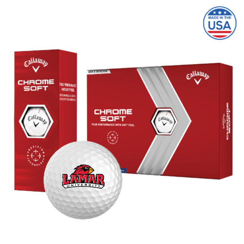 Lamar Callaway Chrome Soft Golf Balls 12/pkg