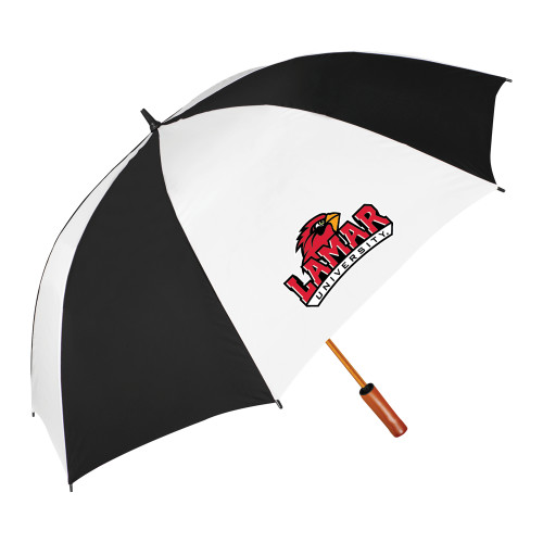 Lamar 64 Inch Black/White Umbrella