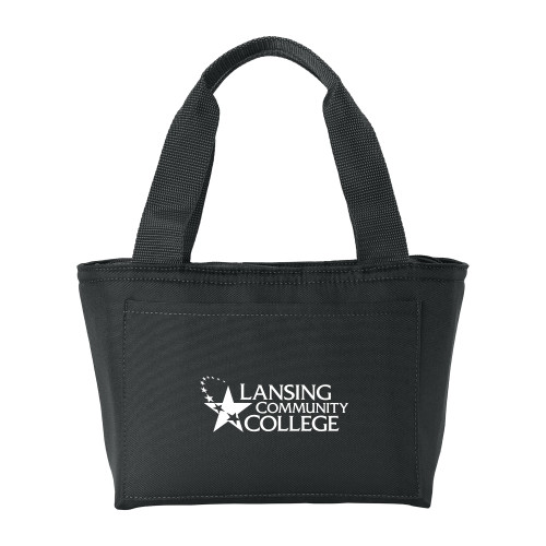  Insulated Black Lunch Tote - Primary Mark