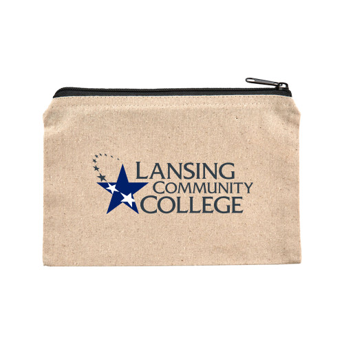  8oz. Natural Cotton Travel Pouch - Primary Mark