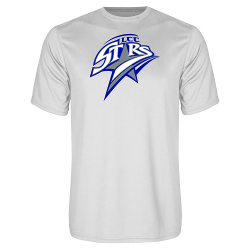  White Performance Tee - Athletics Mark