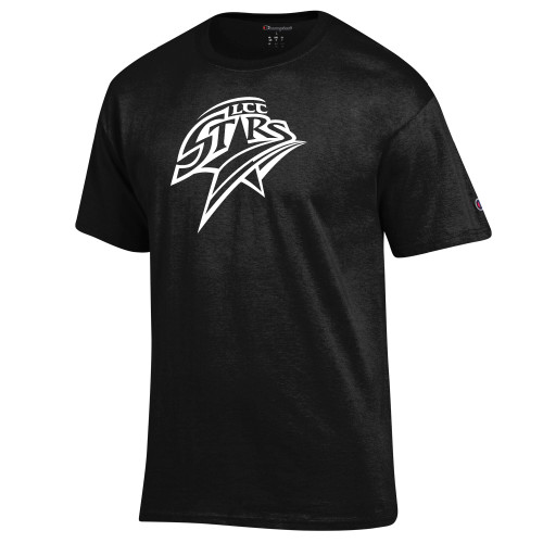  Champion Black T Shirt - Athletics Mark