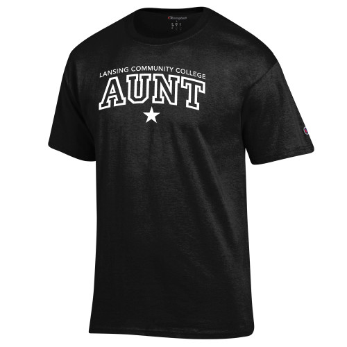  Champion Black T Shirt - LCC Aunt