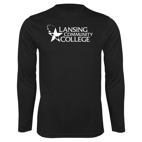  Black Performance Long Sleeve Shirt - Primary Mark