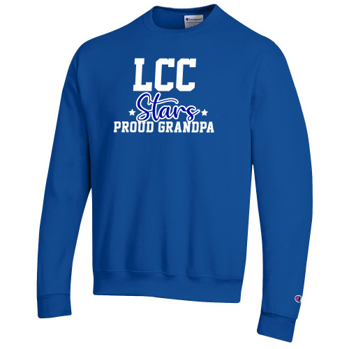  Champion Royal Fleece Crew - LCC Proud Grandpa